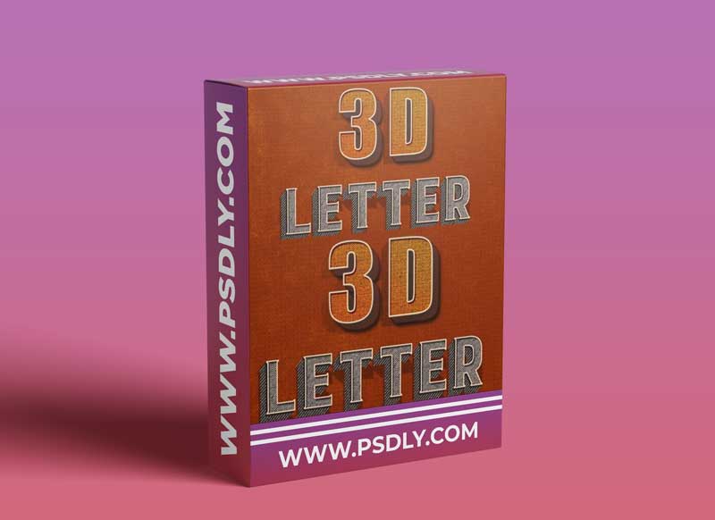 3D Lettering With Photoshop | Photoshop 3D Text Effect