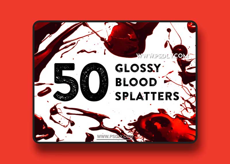 50 Blood Splatter Brushes for Photoshop