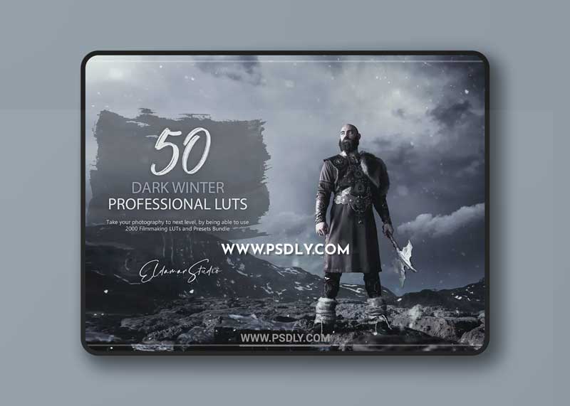 50 Dark Winter LUTs and Presets Pack
