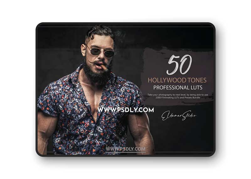 50 Hollywood Tones LUTs and Presets Pack