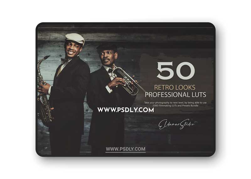 50 Retro Looks LUTs and Presets Pack
