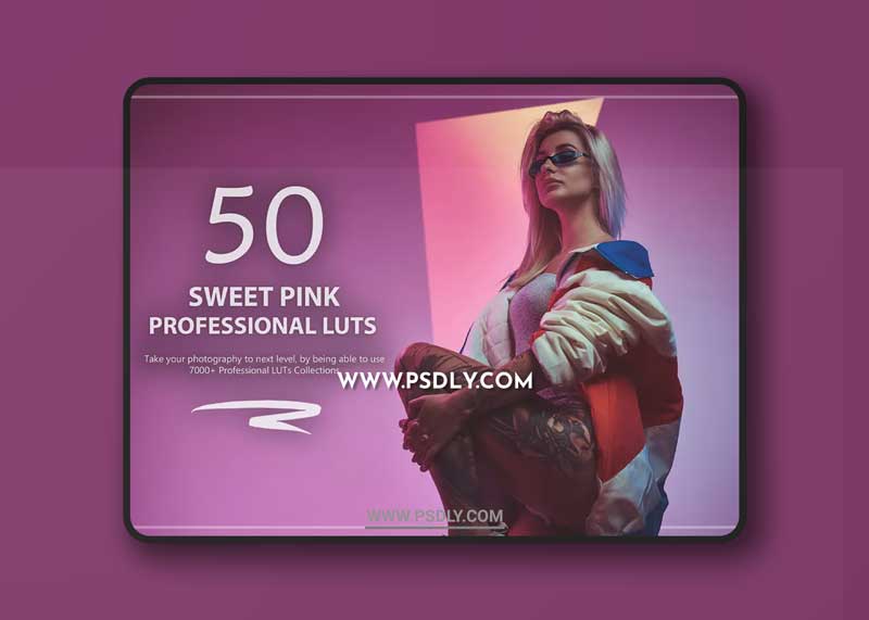 50 Sweet Pink LUTs and Presets Pack