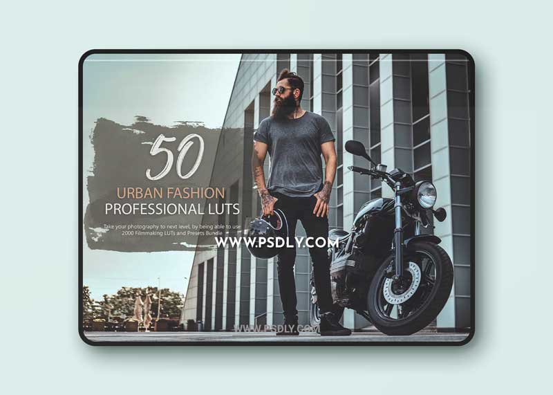 50 Urban Fashion LUTs and Presets Pack
