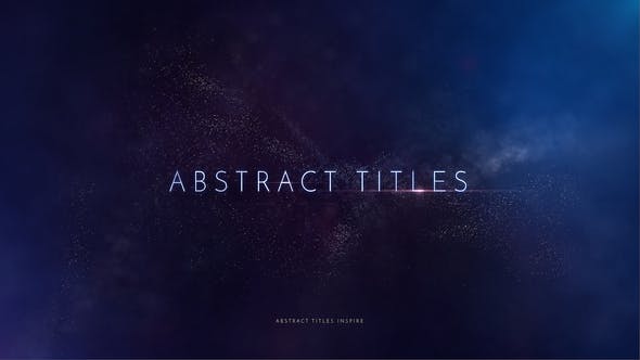Videohive Abstract Titles | Inspire 23244894