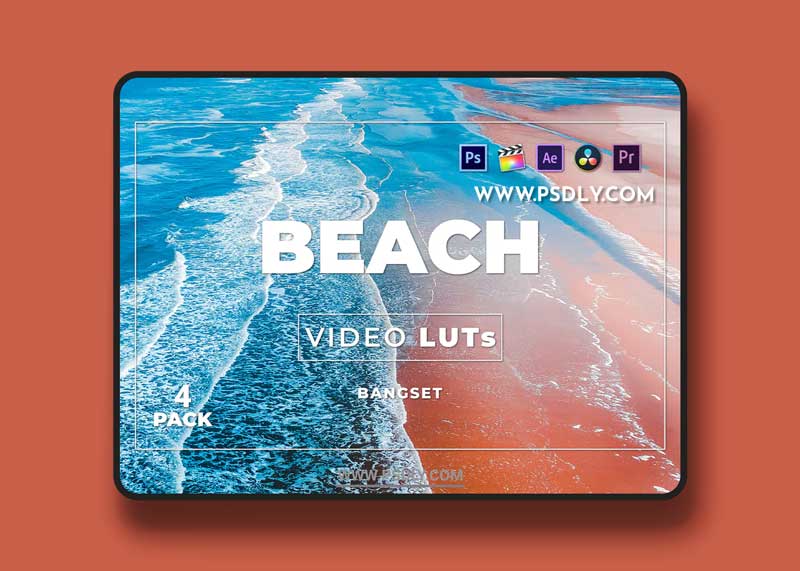Bangset Beach Pack 4 Video LUTs