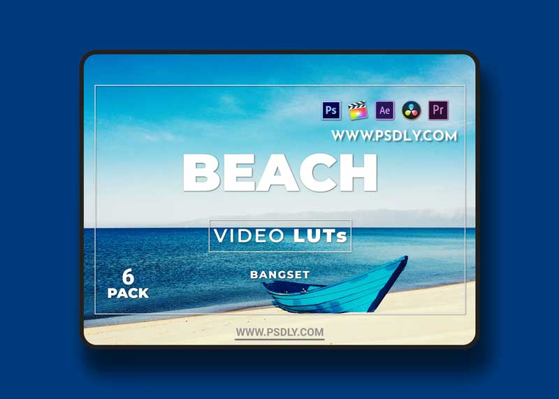 Bangset Beach Pack 6 Video LUTs
