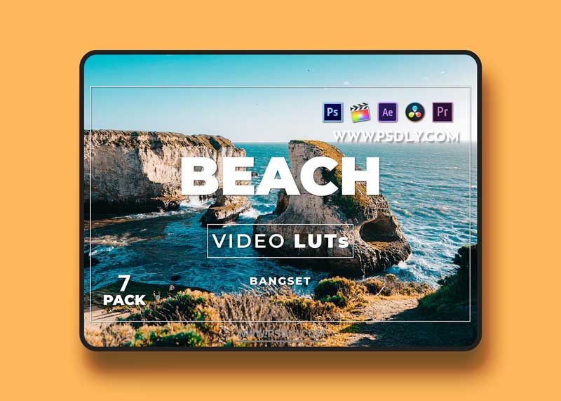 Bangset Beach Pack 7 Video LUTs