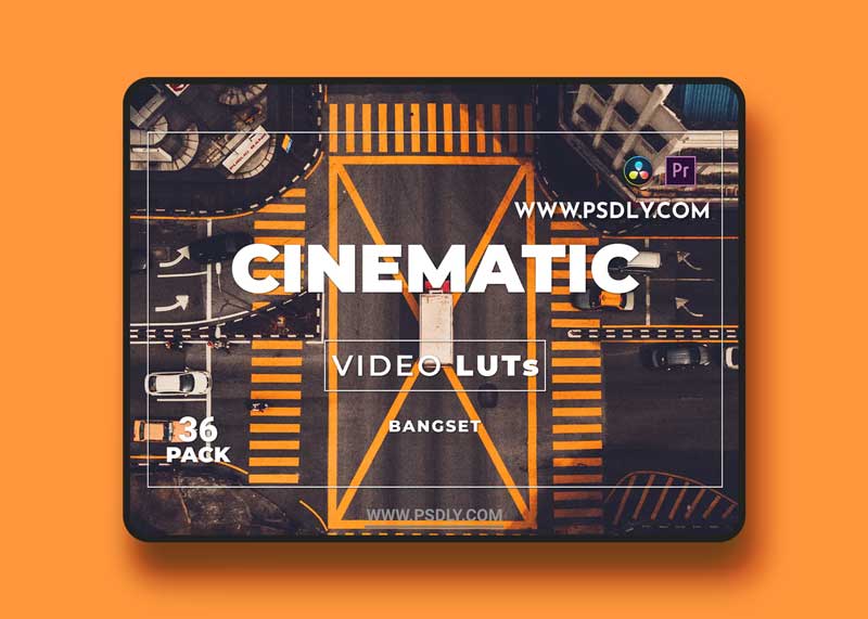 Bangset Cinematic Pack 36 Video LUTs NWW7YW3