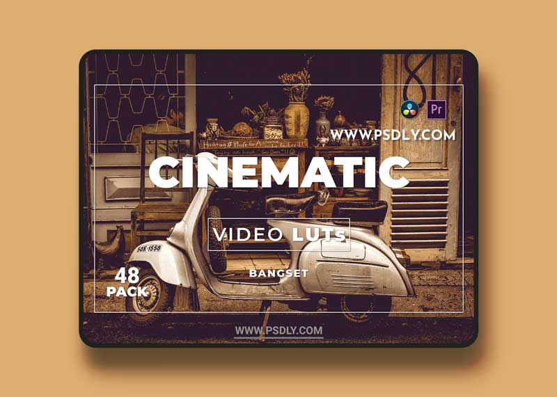 Bangset Cinematic Pack 48 Video LUTs MYJ6Q4C