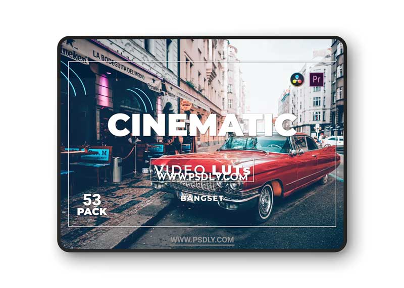 Bangset Cinematic Pack 53 Video LUTs HPZV4NV