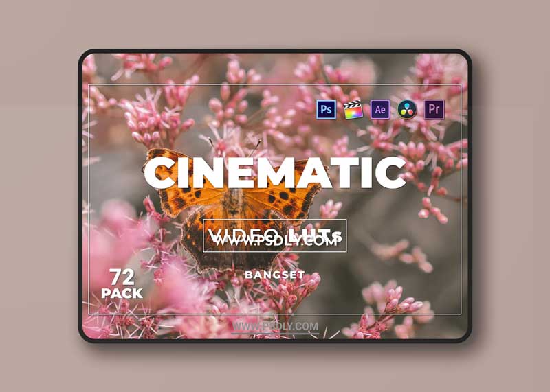 Bangset Cinematic Pack 72 Video LUTs Y7THRCC