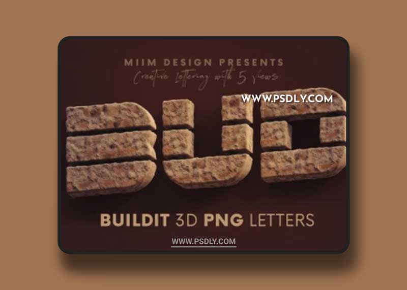 Build It Brick - 3D Lettering