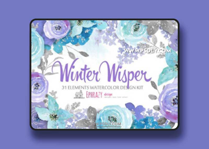 CM - Floral watercolor clipart 1566761