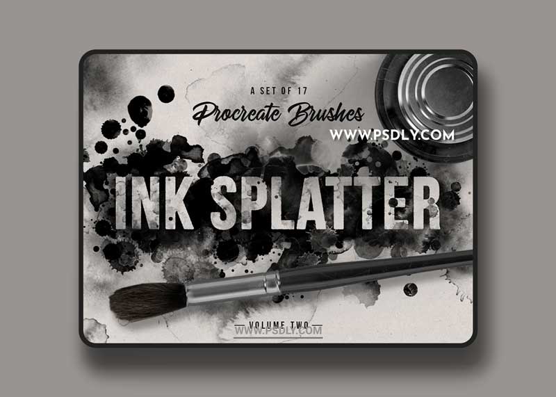 CM - Ink splatter Procreate brushes vol 2 2184952