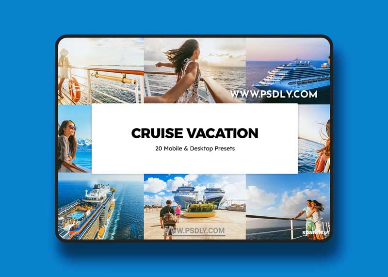CreativeMarket - 20 Cruise Vacation Lightroom Presets & LUTs 6337152