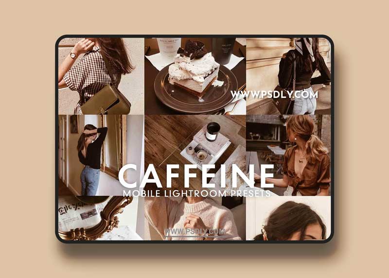 CreativeMarket - 5 BROWN MOBILE LIGHTROOM PRESETS 5277257