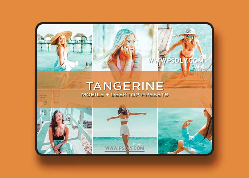 CreativeMarket - 5 Blue and Orange Lightroom Presets 5701441