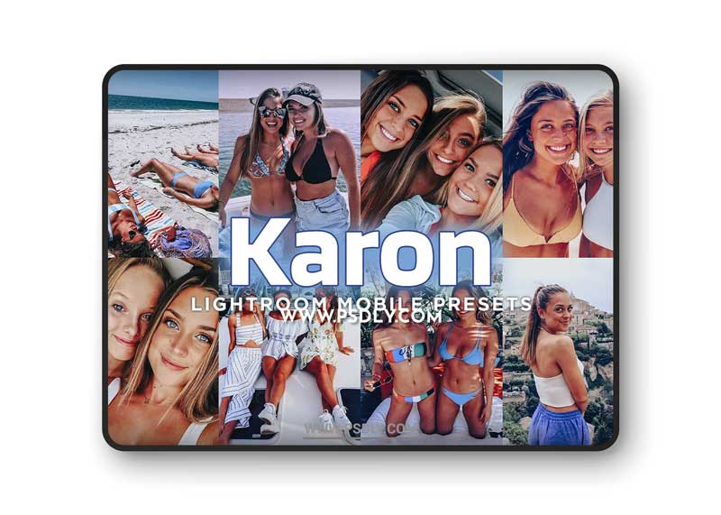 CreativeMarket - 7 Mobile Lightroom Presets Karon 4044219