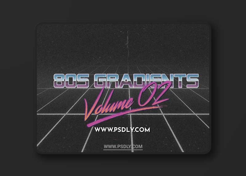CreativeMarket - 80s Gradients Vol02 2661519