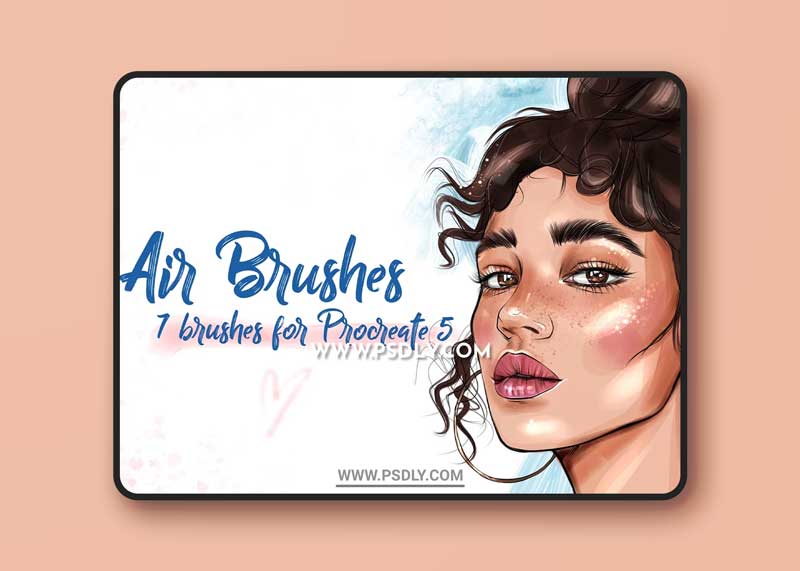 CreativeMarket - Air Brushes for Procreate 5 4968619