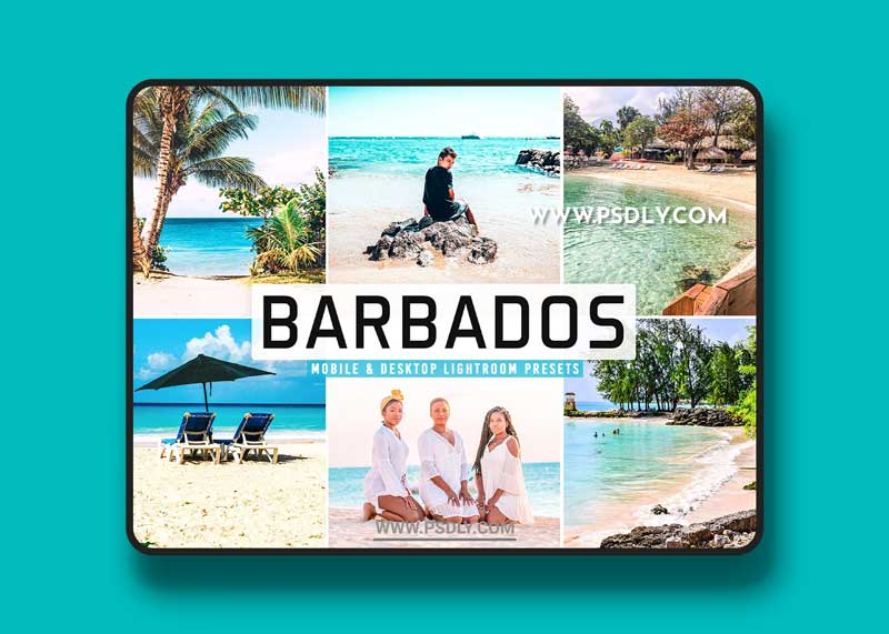 CreativeMarket - Barbados Pro Lightroom Presets 5498215