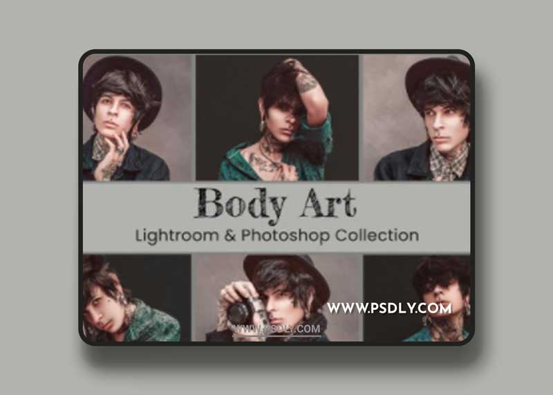 CreativeMarket - Body Art Lightroom Ps LUT Presets 6373979