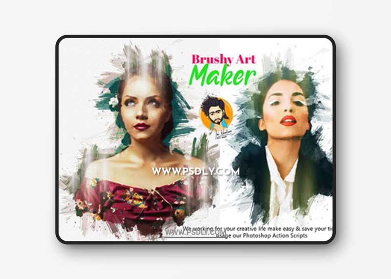 CreativeMarket - Brushy Art Maker 5838991