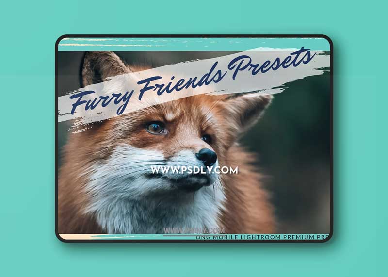CreativeMarket - FURRY FRIENDS MOBILE PRESET 5762535