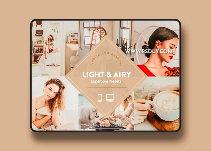 CreativeMarket - Light and Airy Warm Lightroom Preset 4741969