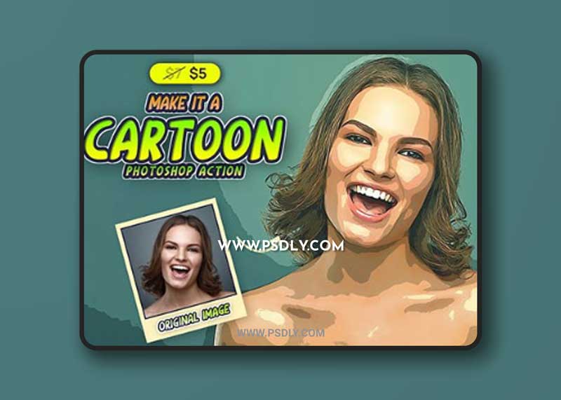 CreativeMarket - Make It A Cartoon PSAction 5936865
