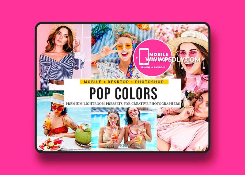 CreativeMarket - Pop Colors Lightroom Presets 5123669