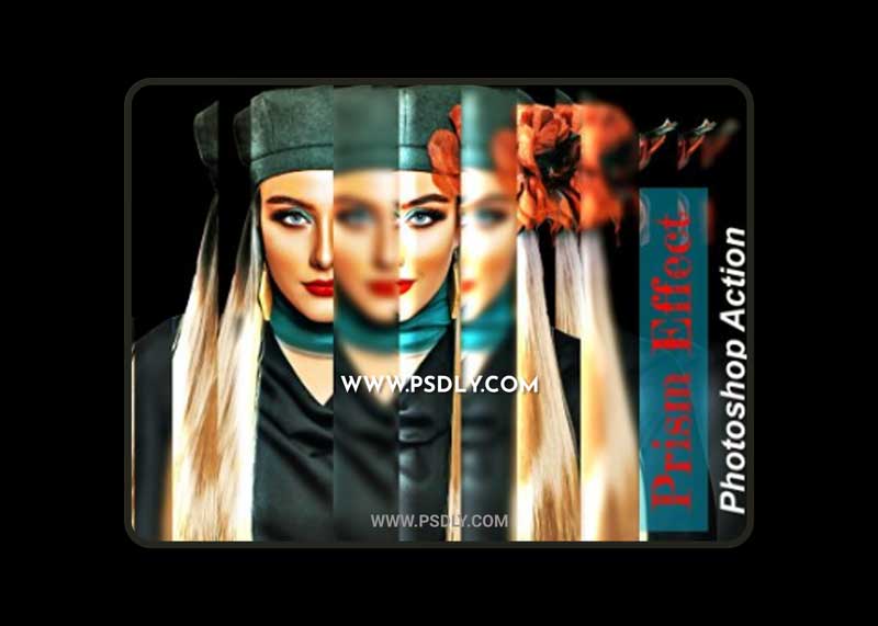 CreativeMarket - Prism Effect Photoshop Action 6286761