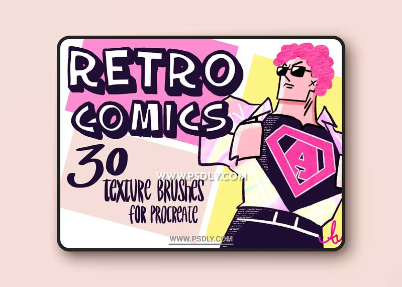 CreativeMarket - RETRO COMICS Brushes for Procreate 4992282