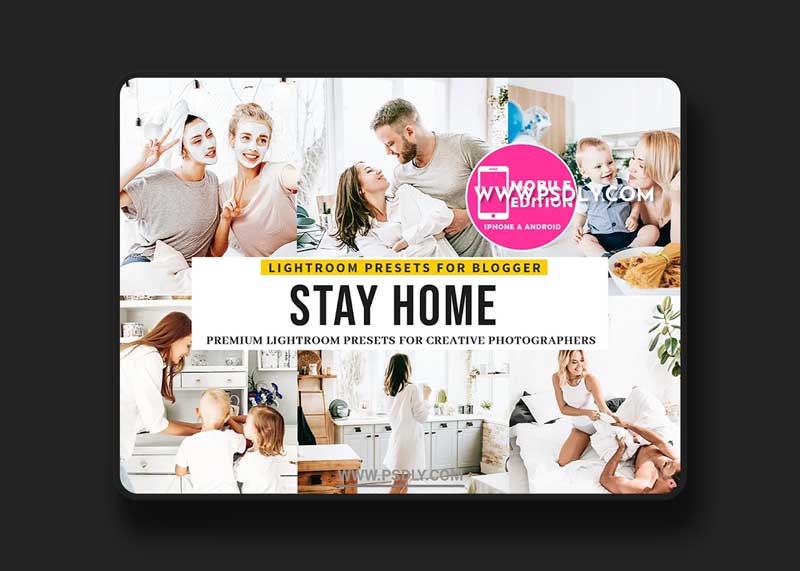 CreativeMarket - Stay Home Lightroom Presets 5345234