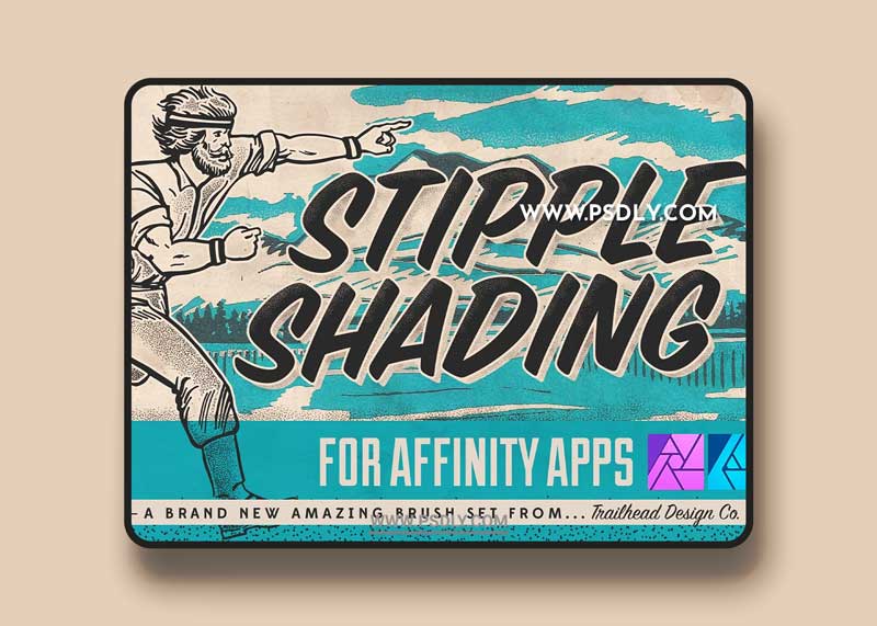 CreativeMarket - Stipple Shading Brushes for Affinity 4680212