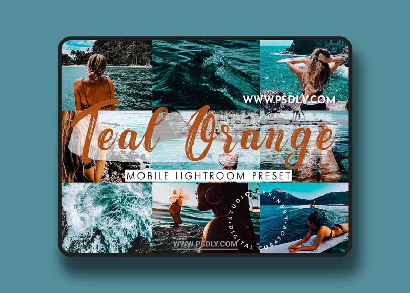 CreativeMarket - Teal Orange Mobile Lightroom Presets 4488157