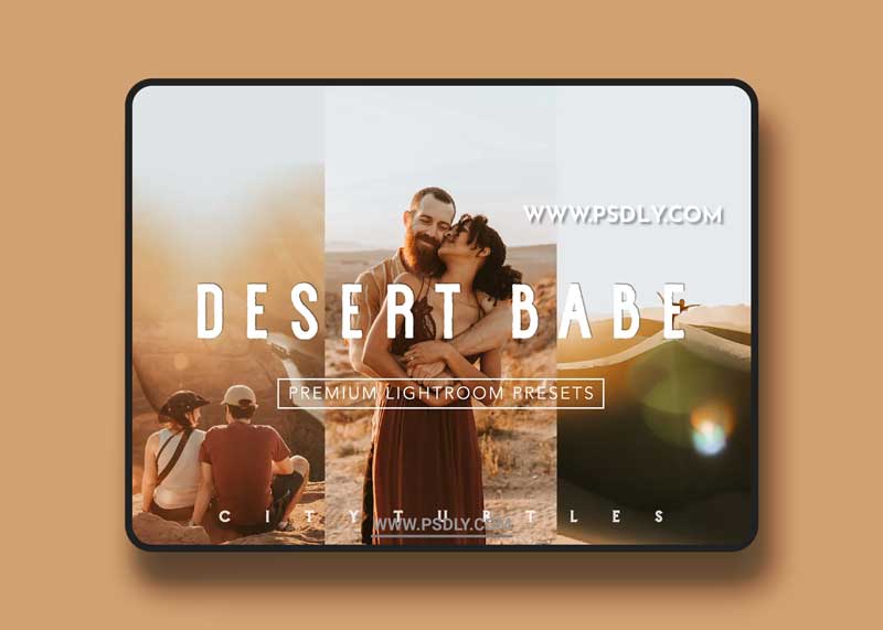CreativeMarket - Warm Vibrant DESERT BABE LR Presets 5181847