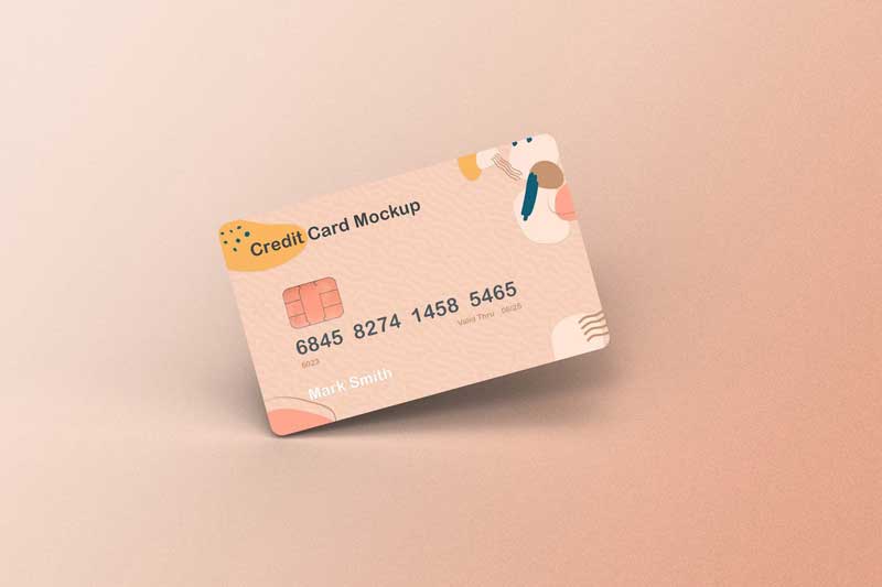 Credit Card Mockup HYR3D5E