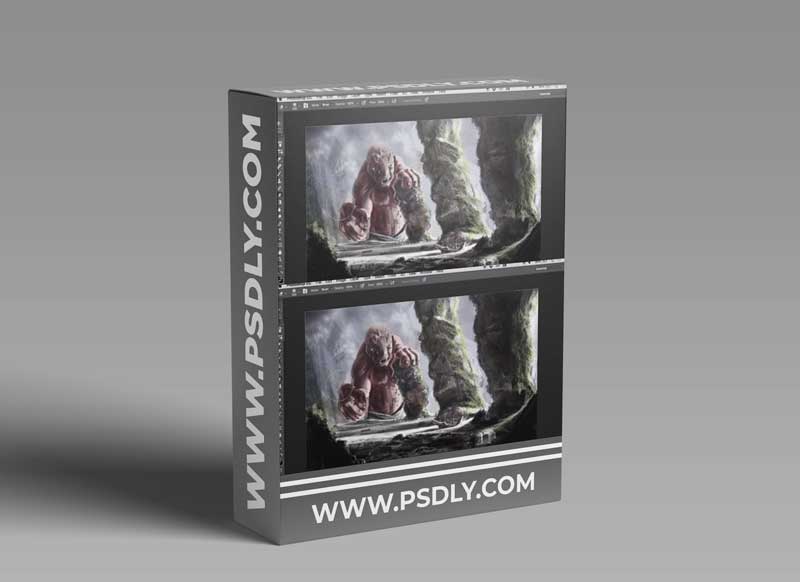 Digitally Paint Fantastic Giants Walking the Earth