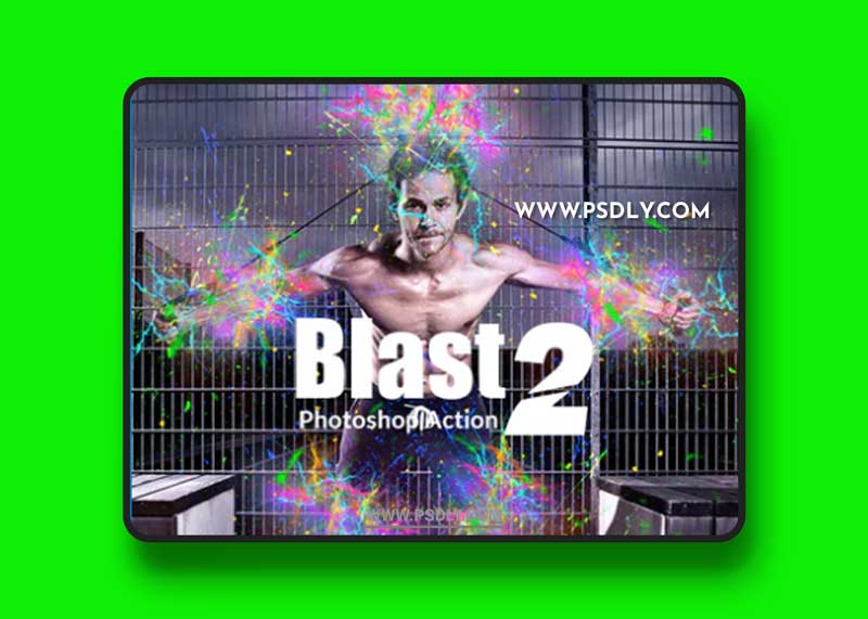 GraphicRiver - Blast Photoshop Action 2 23510806