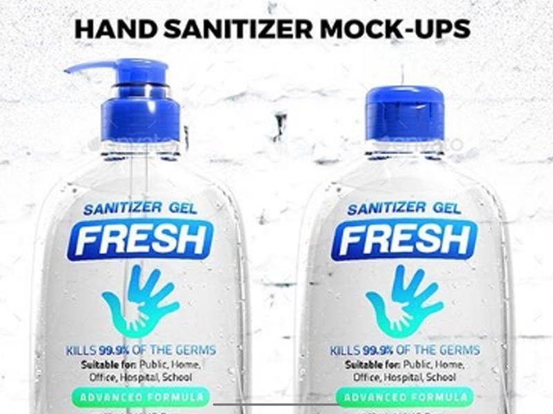 GraphicRiver - Hand Sanitizer Mock-ups 27706019