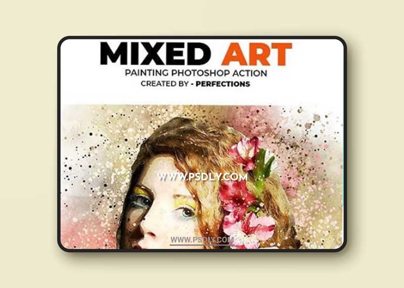 GraphicRiver - Mixed Art Painting Photoshop Action 23646288