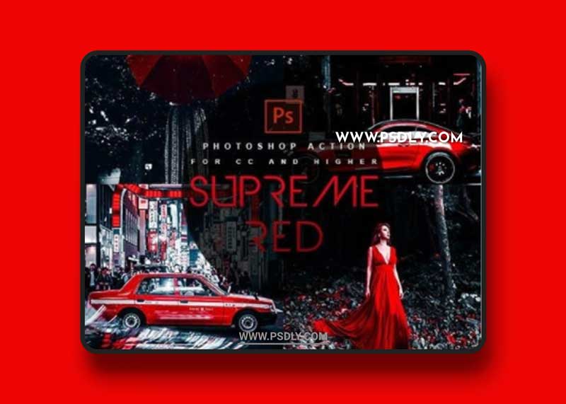 GraphicRiver - Supreme Red - Premium Photoshop Action 26659874