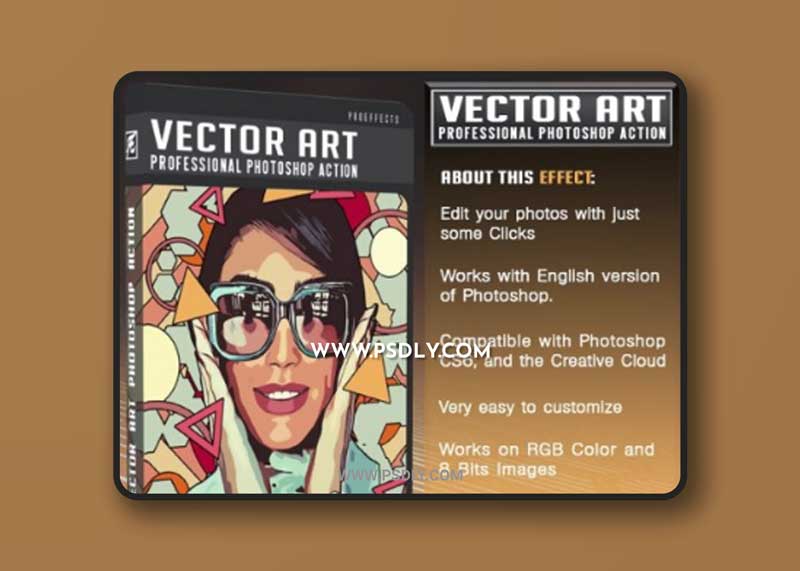 GraphicRiver - Vector Art Photoshop Action 24478112
