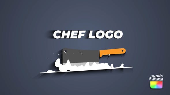 Videohive - Chef Knife Logo - 33408722