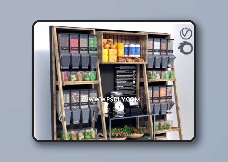 JC Grocery Store 2 3D Model