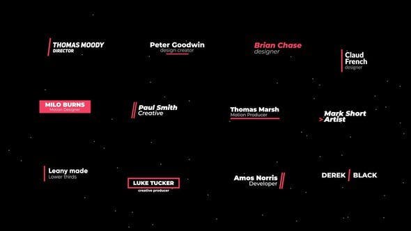 Videohive - Lower Thirds - 33506107