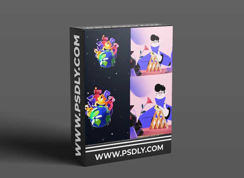 Learn to Create Dynamic Animation with 2D and 3D Illustration