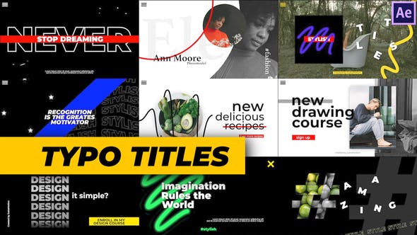 Videohive Typo Titles 33548900