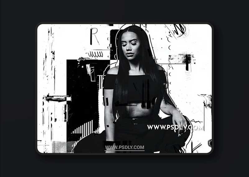 GraphicRiver - Ink Monoprint Poster Photoshop Action 24341666